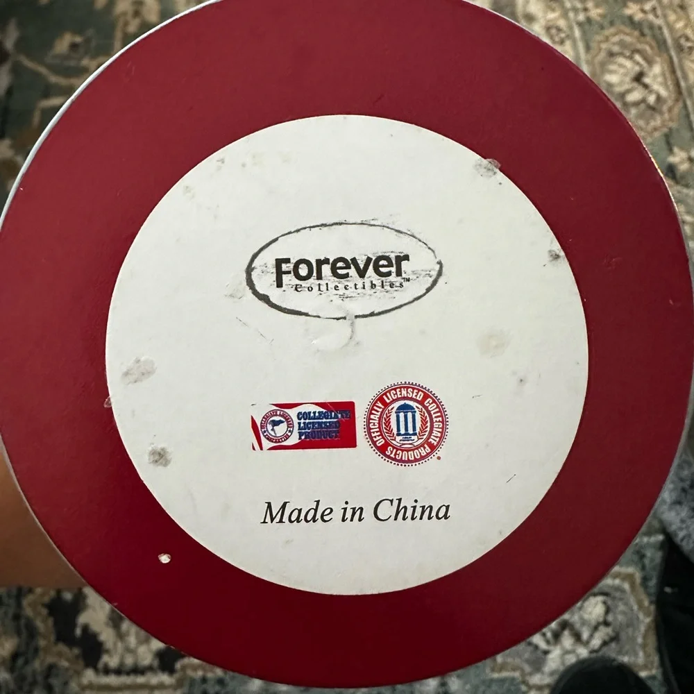 Forever Collectibles Alabama  Crimson Tide Crimson/ White Nutcracker with Wreath - Picture 3 of 5